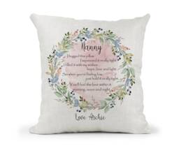 Personalised Hug Cushion, Gran Nan Nanny Grandma > Missing You, Christmas Birthday Gift Mothers Day - thumbnail 1