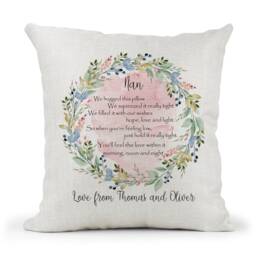 Personalised Hug Cushion, Gran Nan Nanny Grandma > Missing You, Christmas Birthday Gift Mothers Day - thumbnail 2