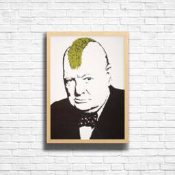 Banksy Churchill Graffiti Art Print Urban Street Poster - thumbnail 2
