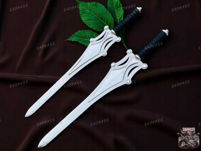 Custom Hero Sword Replica - Epic Cosplay & Fantasy Decor Gift Idea For Boyfriend Power Role Playing Wall - image 1