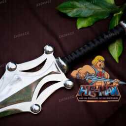 Custom Hero Sword Replica - Epic Cosplay & Fantasy Decor Gift Idea For Boyfriend Power Role Playing Wall - thumbnail 3
