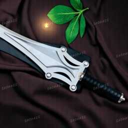 Custom Hero Sword Replica - Epic Cosplay & Fantasy Decor Gift Idea For Boyfriend Power Role Playing Wall - thumbnail 2