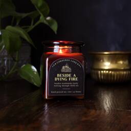 Beside A Dying Fire - Apothecary Candle Smoky Campfire Outdoorsy, Gift For Nature Lover, Hiker - thumbnail 1