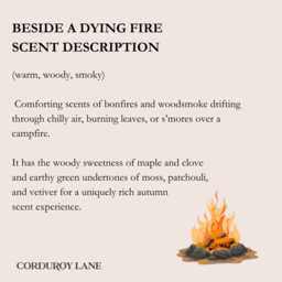 Beside A Dying Fire - Apothecary Candle Smoky Campfire Outdoorsy, Gift For Nature Lover, Hiker - thumbnail 2