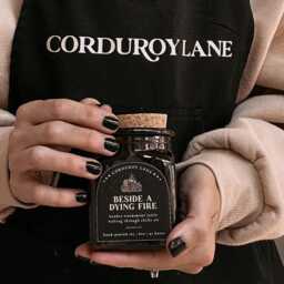 Beside A Dying Fire - Apothecary Candle Smoky Campfire Outdoorsy, Gift For Nature Lover, Hiker - thumbnail 3