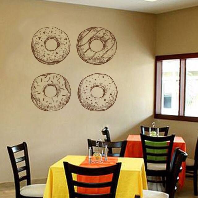 Donut Wall Decal Removable Vinyl Sticker T982 - image 1