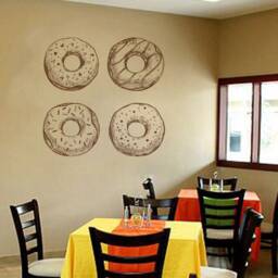 Donut Wall Decal Removable Vinyl Sticker T982 - thumbnail 1