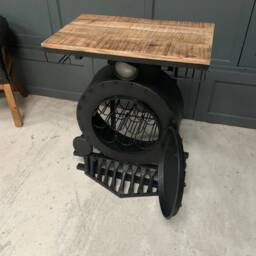 Brand New Handcrafted Steam Engine Bar Counter - Industrial Vintage Design - thumbnail 4