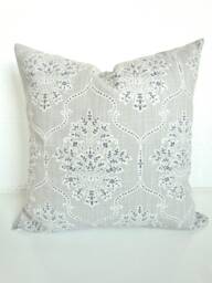 Gray Farmhouse Pillow Covers Throw Pillows Grey Plaid Pillow 16 18x18 20 Charcoal Black - thumbnail 1