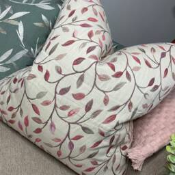 Countryside Voyage Fabric, Cervino Plum Pink Classic Leaf Trail Tapestry Cushion Cover, Pillow Handmade/Worldwide Shipping - thumbnail 2