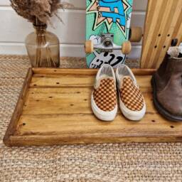 Reclaimed Rustic Wood Boot & Shoe Tray/Multi Purpose Storage Customisable Wooden Porch Organisation - thumbnail 3