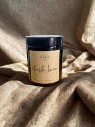 Fresh Linen Candle Hand Poured Rapeseed Coconut Wax - 150G Laundry Scented Candle/New Home Gift Birthday - thumbnail 1