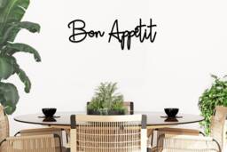 Bon Appetit Laser Cut Wooden Wall Quote - thumbnail 1