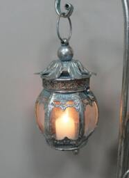 Set Of 3 Hanging Lanterns With Stand - thumbnail 2