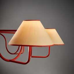 Jean Royere Light Ondulation Chandelier - Custom Mid-Century Ceiling Fixture - thumbnail 3