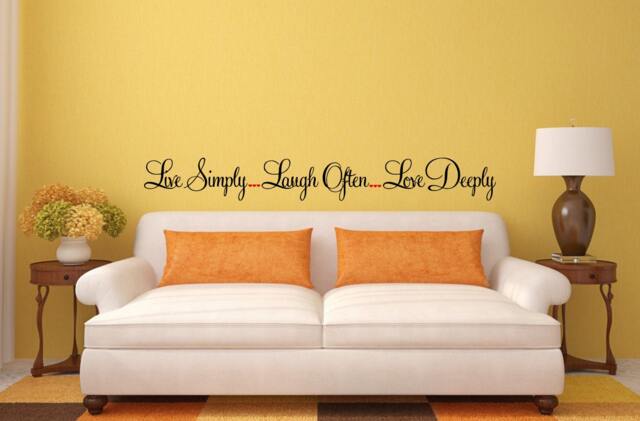 Live Love Laugh Wall Decal Sticker Vinyl Mural Bedroom Leaving Room Home Decor Free Shipping L240 - image 1