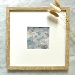 Painting, Watercolor Painting, Seascape, Sky, Square Format - thumbnail 1