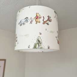 Lampshade - Nursery Ceiling Yellow Bear & Friends, Lampshade Or Table Lampshade Childrens Room Round Lampshade, Dunelm Decor - thumbnail 2