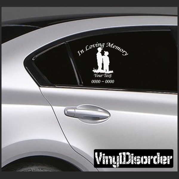 Boy 2 in Loving Memory Custom Car Or Wall Vinyl Decal Stickers - Ilmboy2Et - image 1