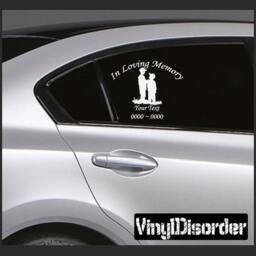 Boy 2 in Loving Memory Custom Car Or Wall Vinyl Decal Stickers - Ilmboy2Et - thumbnail 1
