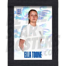 England Lionesses Toone Headshot Poster - Officially Licensed Product Sizes A4/A3 + Framed Option - thumbnail 2
