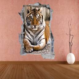 Tiger Wall Decal Sticker Mural Poster Print Art Home Decor Animal A7 - thumbnail 1