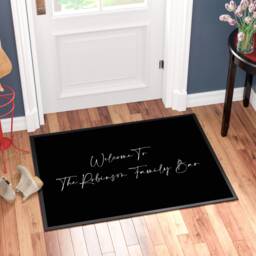 Personalised Door Mat/ Bar Doormat Mat For Man Cave Or Home Bar, Ideal Gift For Him/Her, Welcome - thumbnail 1