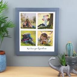 Personalized Grandchildren Photo Frame, Multi-Photo Display, Grandma/Grandpa Christmas Gift - thumbnail 2