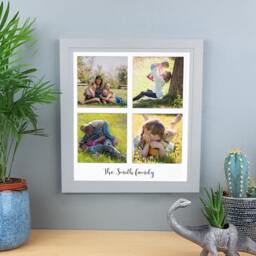 Personalized Grandchildren Photo Frame, Multi-Photo Display, Grandma/Grandpa Christmas Gift - thumbnail 3