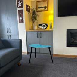 Mid Century Kidney Shaped Plant Table - Side, Sofa End Royalexe Laminate in 12 Colours - thumbnail 4