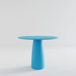 Kopar Round Blue Color Dining Table D98 - thumbnail 2