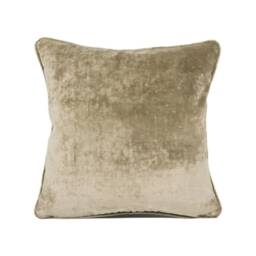 Zoffany - Curzon Sable Opulent Plush Velvet Cushion Cover Self Piped Throw Pillow Designer Home D??cor - thumbnail 2