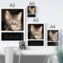 Tails Of The Kitty Armistead Maupin Cat Pun Literary Classic Poster Art Print - thumbnail 3