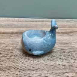 Small Whale Tealight Candle Holder Ocean Beach Nautical Home Decoration Ornament - thumbnail 3