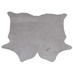 Black & White Cowhide Rug Large Hair-On Leather Accent - 49x51 Inches - thumbnail 3