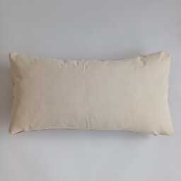Moroccan Cactus Silk Cushion Cover, Handmade Orange Sabra Lumbar Pillow, Boho 24''x12''/60x30 cm - thumbnail 4
