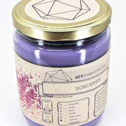 Sorcerer Rpg Gaming Soy Candle - Customize To Your Character Inspired By Dungeons & Dragons - thumbnail 2