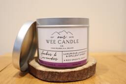 Natural Soy Wax Scented Candle, Vegan Gift, Relaxing Handmade Gift , Plastic Free, Local - thumbnail 1