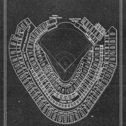 Miller Park Seating Chart Print Milwaukee Brewers Vintage Mlb Wall Art - thumbnail 2