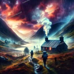 Scottish Wall Art Print, Framed, Room Decor - Get The Soup On Highlands - thumbnail 2