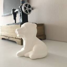 Ceramic Lion, Ready To Paint, Bisque, Wildlife, Baby Wild Animal, Lion Miniature, Unpainted Figurine, Toys - thumbnail 4