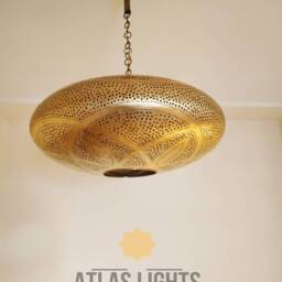 Pendant Light - Moroccan Lamp Lampshades Handmade Engraved Brass Lamps New Home Decor Lighting - thumbnail 4