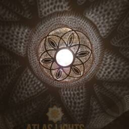 Pendant Light - Moroccan Lamp Lampshades Handmade Engraved Brass Lamps New Home Decor Lighting - thumbnail 3