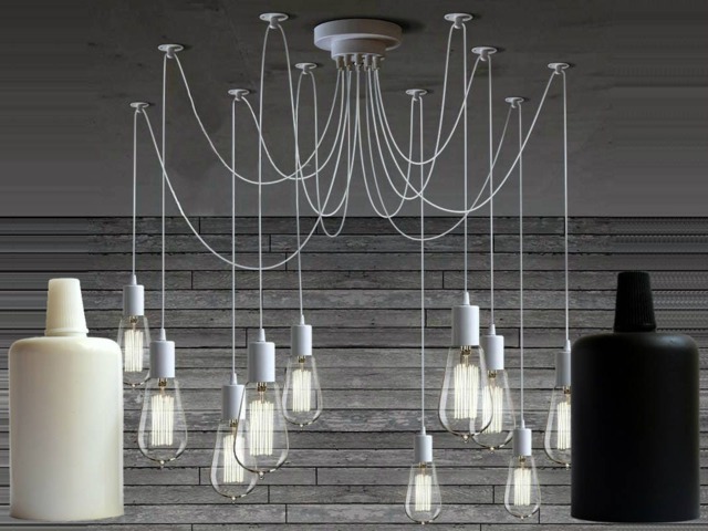 Octopus Chandelier 3-12 Lights Pendant Light Spider Dine Room Lighting Industrial Chandelier Lighting Modern - image 1