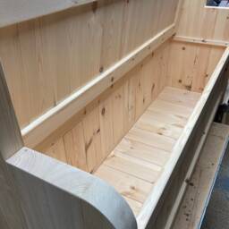Monks Bench Settle Hand Made - thumbnail 3