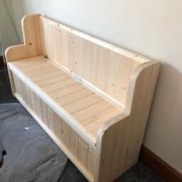 Monks Bench Settle Hand Made - thumbnail 4