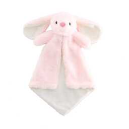 Personalised Baby Comforter Blankie, Cubbies Pink Bunny Lovie , Personalized Embroidered Gift - thumbnail 2