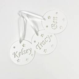 Custom Tree Decor, Personalised Christmas Decoration, Baubles, Family Name Tree, 3D Stocking Filler, Festive Decor - thumbnail 2