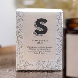 Personalised Initial Birthday Candle - Thoughtful, Unique, Gift For Her - thumbnail 3
