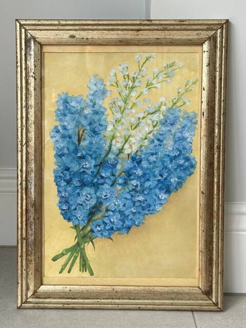 Hand Painted Custom Bouquets, Favourite Flower, Family Birth Month Flower Bouquet - image 1